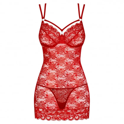 Chemise Obsessive 860-CHE Roșu S-M