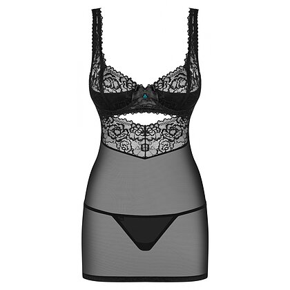 Chemise Obsessive 867-CHE Negru L-XL
