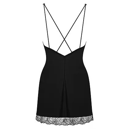 Chemise Obsessive Bella Rou Negru XS-S