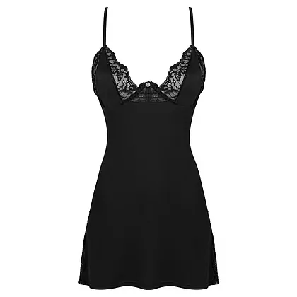Chemise Obsessive Bellastia Negru XS-S