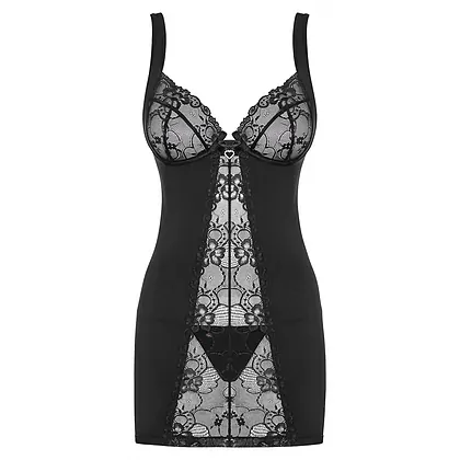 Chemise Obsessive Heartina Negru S-M