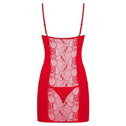 Chemise Obsessive Heartina Roșu 2XL