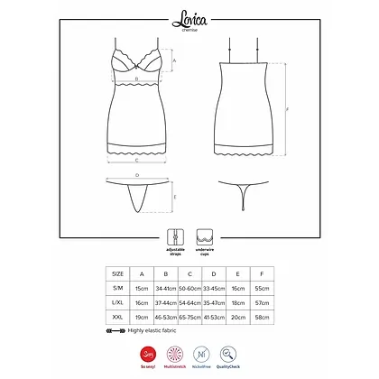 Chemise Obsessive Lovica Roșu S-M