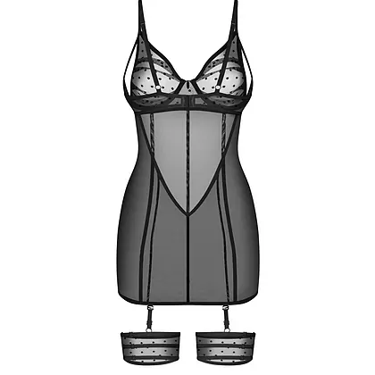 Chemise Obsessive Nuites Negru S-M