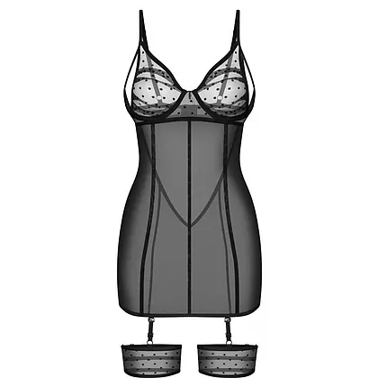 Chemise Obsessive Nuites Negru S-M