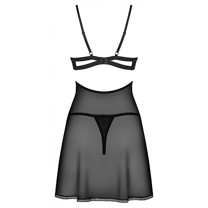 Chemise Obsessive Nutris Negru XL-2XL