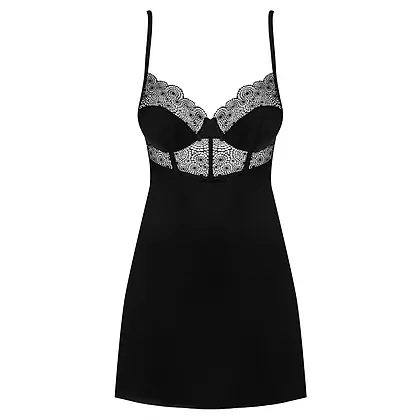 Chemise Obsessive Sharlotte Negru L-XL