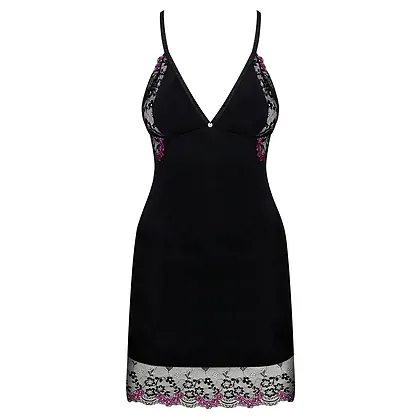 Chemise Obsessive Vanessme Negru L-XL