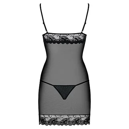 Chemise Obsessive Wonderia Negru S-M