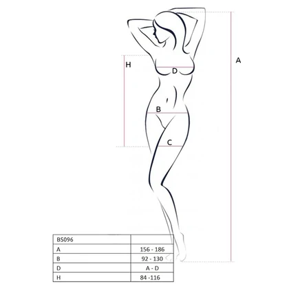 Chemise Passion BS096 Negru S-L