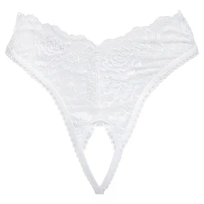 Chilot Amorable Open Lydia Alb S-L