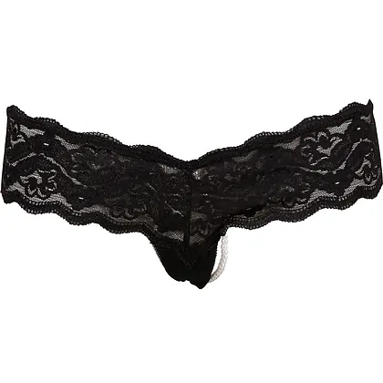 Chilot Cu Mărgele Cottelli Collection Dakota Negru S