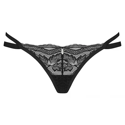 Chilot Tangă Obsessive Nutris Negru XS-S