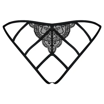 Chiloței Decupați Obsessive Miamor Negru L-XL