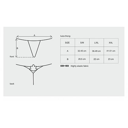 Chilot Obsessive Luiza Alb S-M