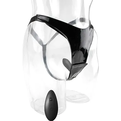 Chiloți Vibratori Fetish Fantasy Remote Panty Negru