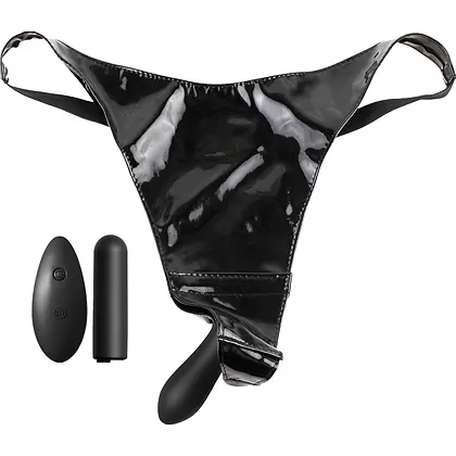Chiloți Vibratori Fetish Fantasy Remote Panty Negru