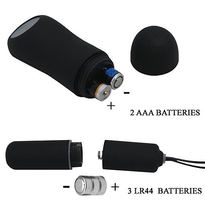 Chiloți Vibratori Telecomandați Fluturele Sălbatic Negru