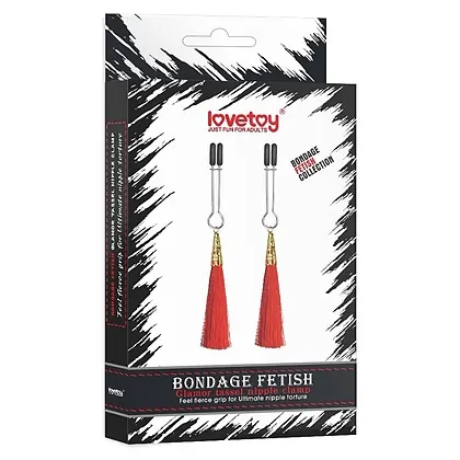 Cleme Sfârcuri Glamour Tassel Roșu