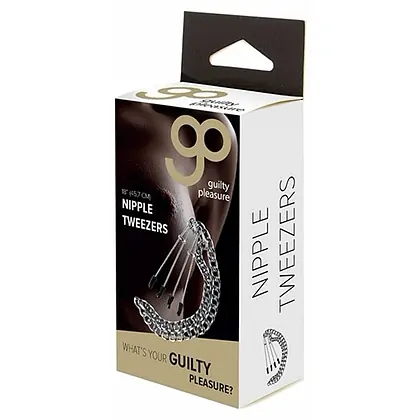 Cleme Sfârcuri Nipple Tweezers Argintiu