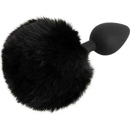 Coada Pufoasă Plug M You2Toys – Discret, Negru, silicon