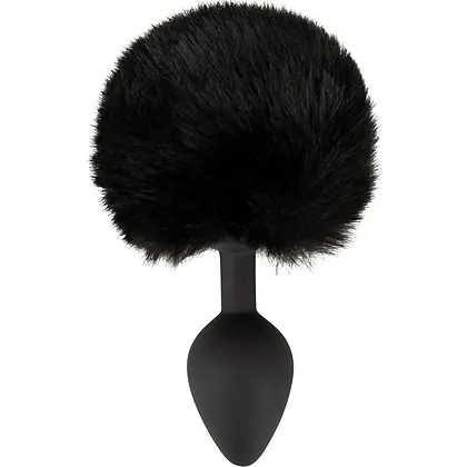 Coada Pufoasă Plug M You2Toys – Discret, Negru, silicon