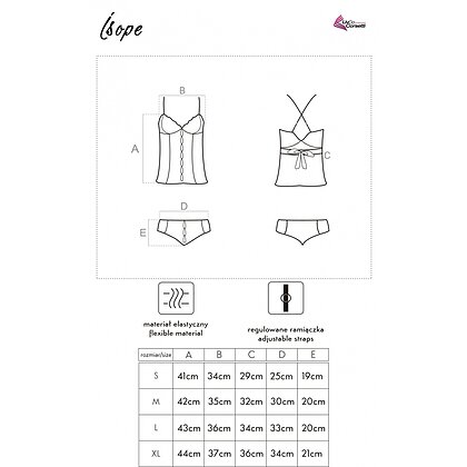 Corset LivCo Isope Alb M