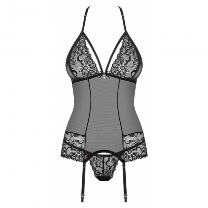 Corset Obsessive 838-COR Negru L-XL