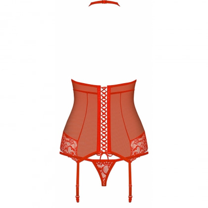 Corset Obsessive 838-COR Roșu L-XL