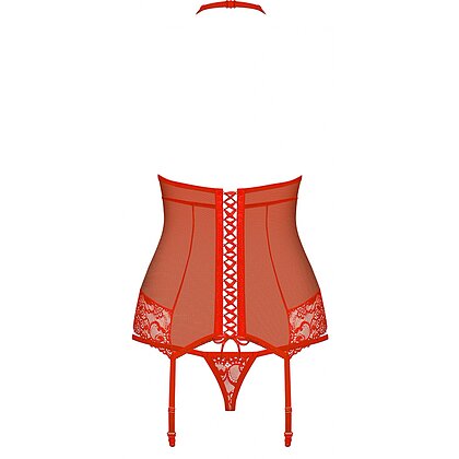 Corset Obsessive 838-COR Roșu S-M
