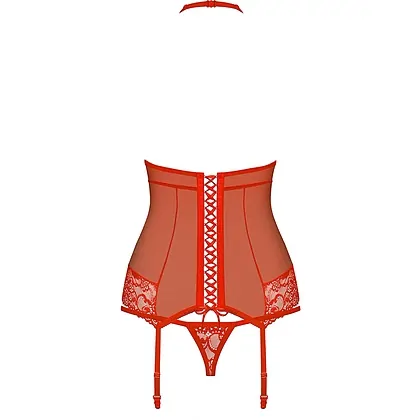 Corset Obsessive 838-COR Roșu S-M