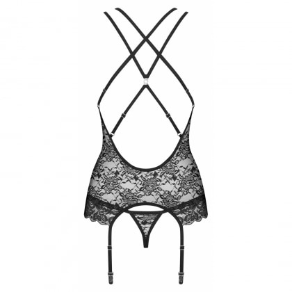 Corset Obsessive 860-COR Negru L-XL