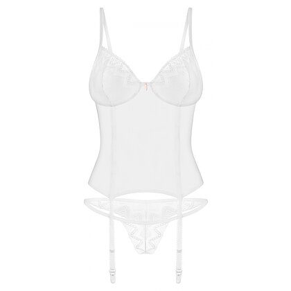 Corset Obsessive Alissium Alb XL-2XL