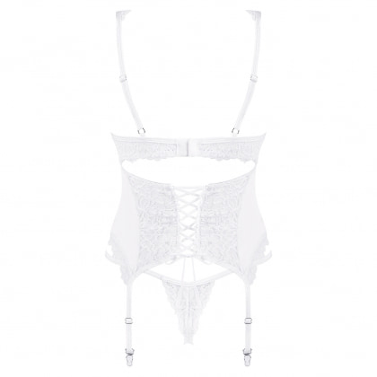 Corset Obsessive Amor Alb L-XL