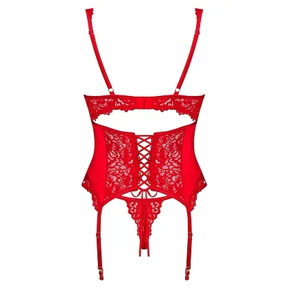 Corset Obsessive Amor Cherris Roșu L-XL
