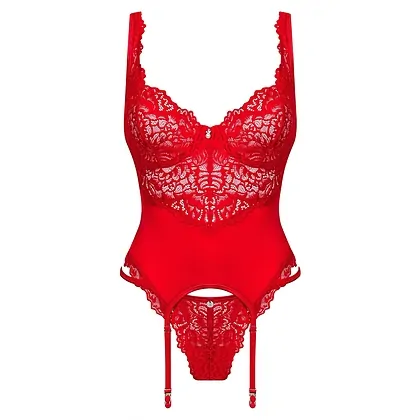 Corset Obsessive Amor Cherris Roșu L-XL