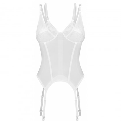 Corset Obsessive Arrowel Alb L-XL