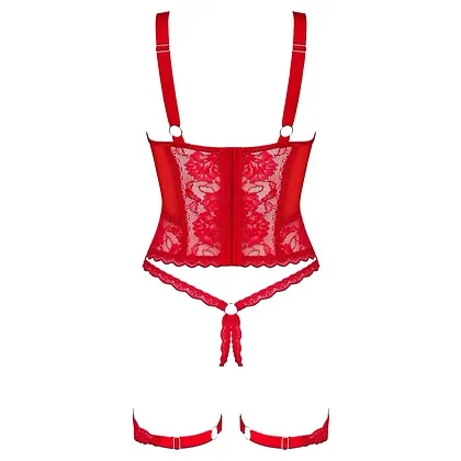 Corset Obsessive Belovya Roșu XS-S