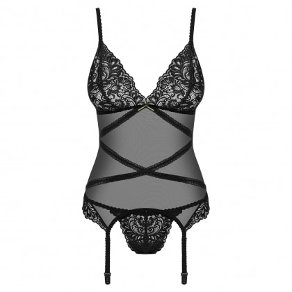 Corset Obsessive Bondea Negru L-XL