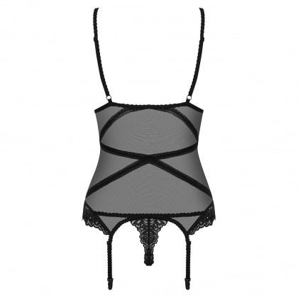 Corset Obsessive Bondea Negru L-XL