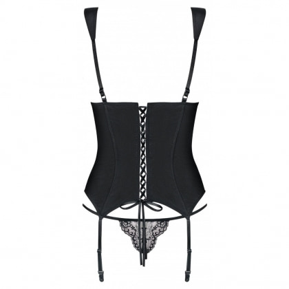 Corset Obsessive Charmea Negru L-XL