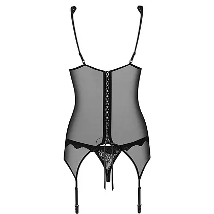 Corset Obsessive Emperita Negru S-M