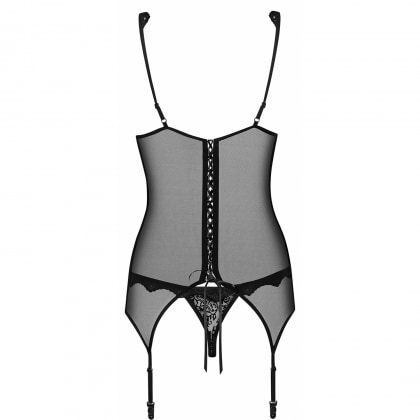 Corset Obsessive Emperita Negru S-M
