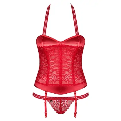 Corset Obsessive Flameria Roșu S-M