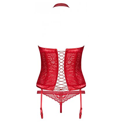 Corset Obsessive Flameria Roșu S-M