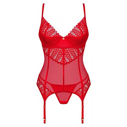 Corset Obsessive Ingridia Roșu XS-S