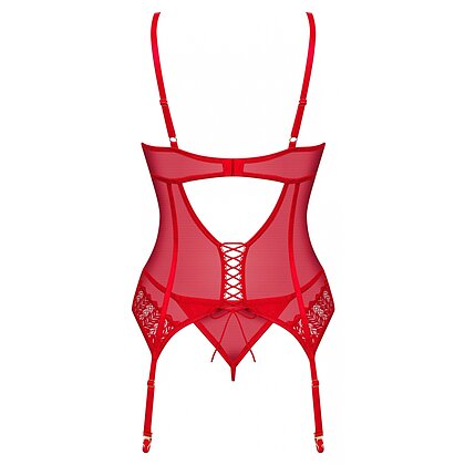 Corset Obsessive Ingridia Rosu XS-S
