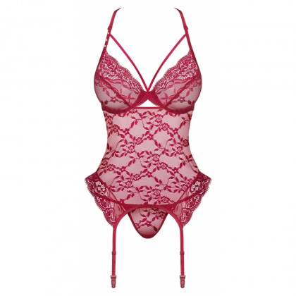 Corset Obsessive Ivetta Roșu L-XL