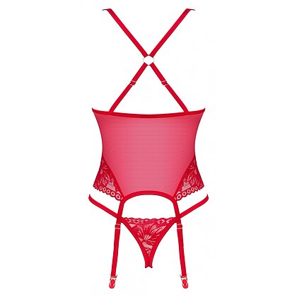 Corset Obsessive Lacelove Roșu M-L