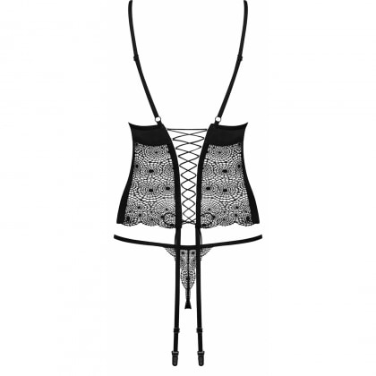 Corset Obsessive Sharlotte Negru S-M